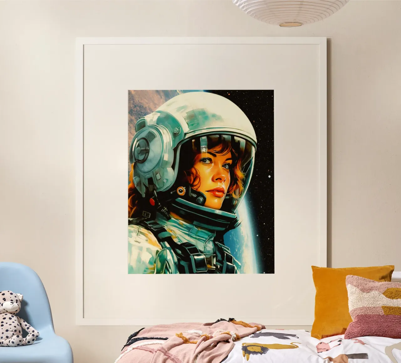 Ritratto di un esploratore spaziale carta hahnemühle da Taudalpoi