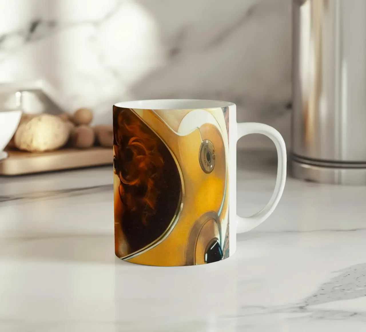 Ritratto di un sognatore spaziale tazza in ceramica da Taudalpoi