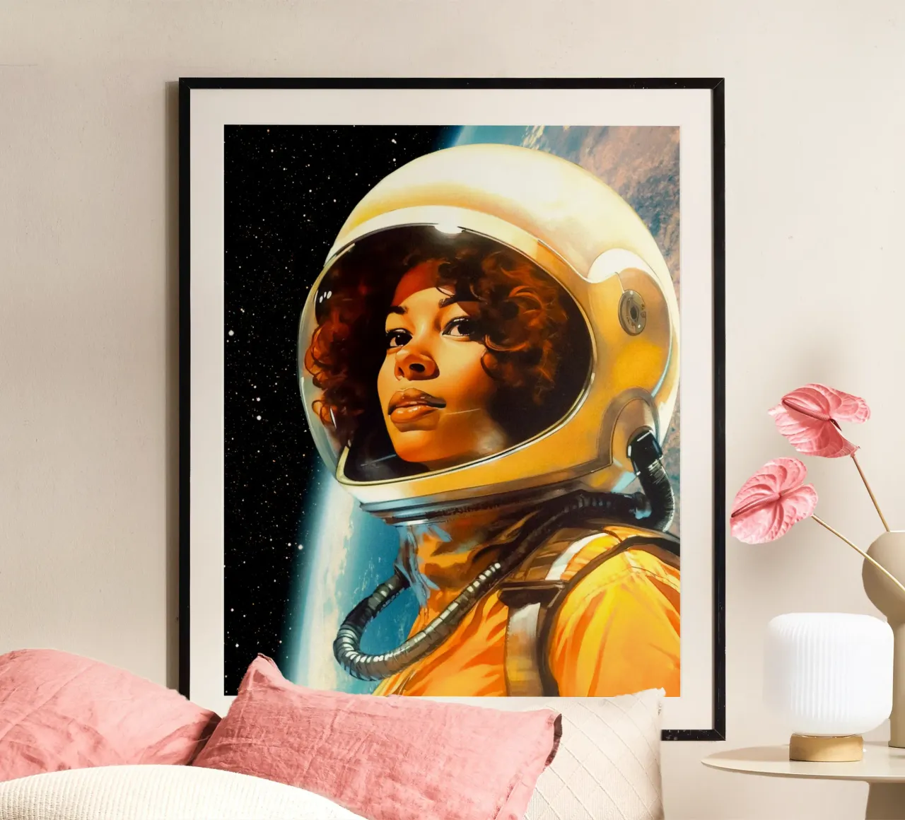 Porträt eines Weltraumträumers Hahnemühle von Taudalpoi