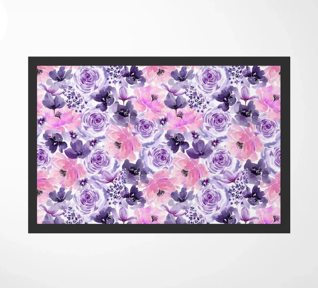 Floral Chaos Purple Small Pattern zerbino da anisillustration