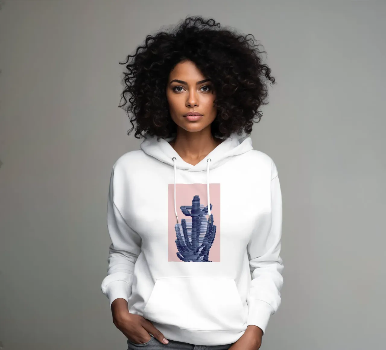 Supersonic Serene Cactus felpa con cappuccio da Adam Priester