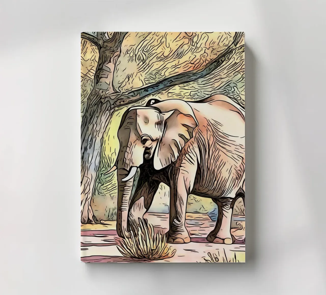 En safari en Afrique, motif 6 carnet de notes de ZAMART