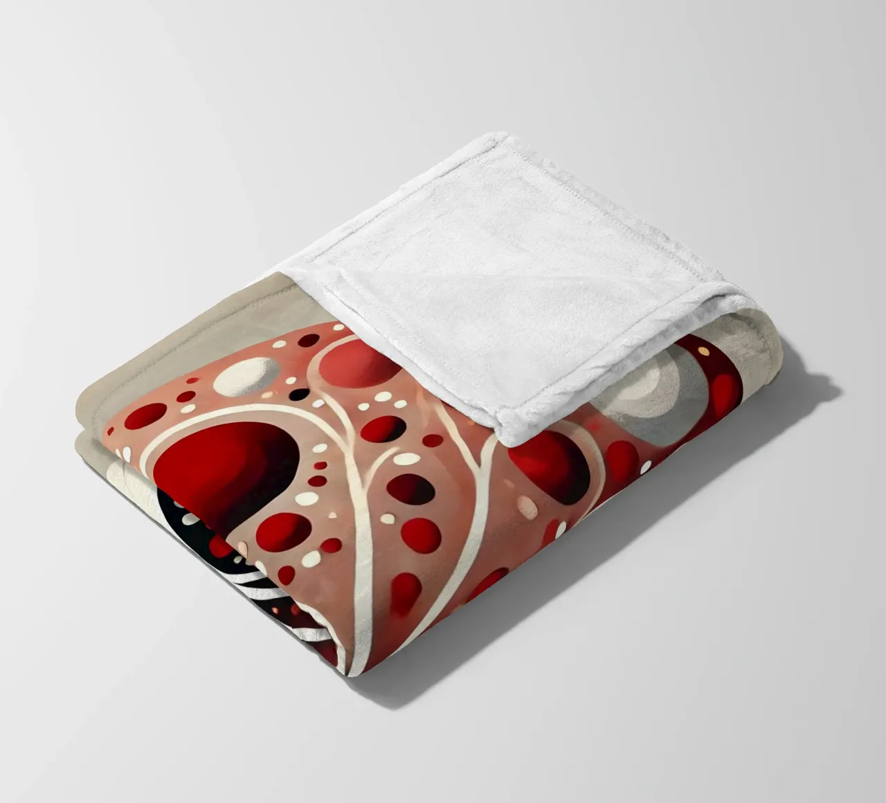 Baum rot Fleecedecke von spiritual