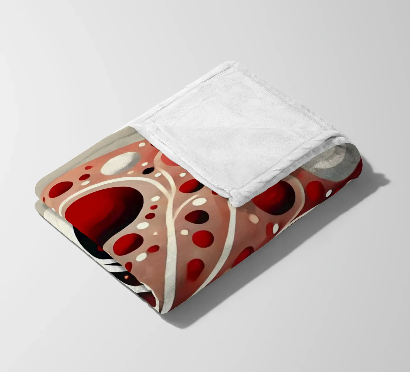 Tree red Fleecedecke von spiritual