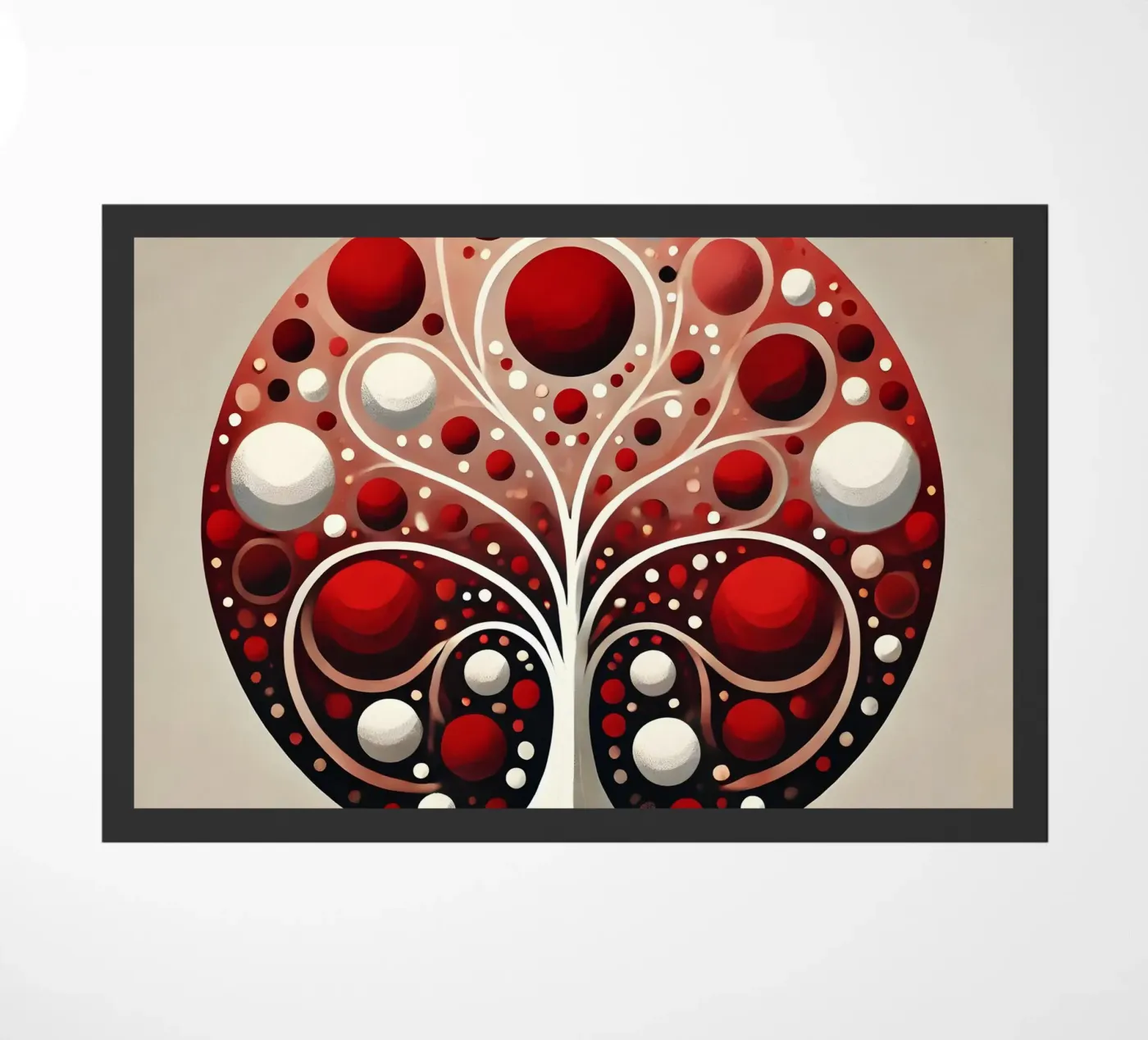 Tree red paillasson de spiritual