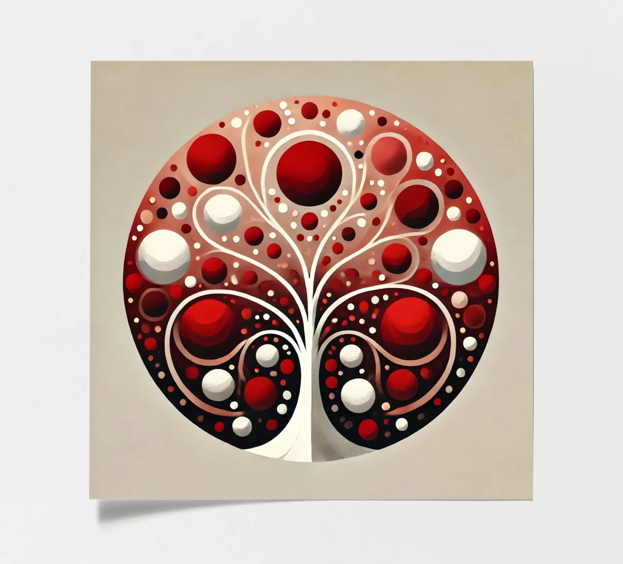 Tree red sticker sheet by spiritual