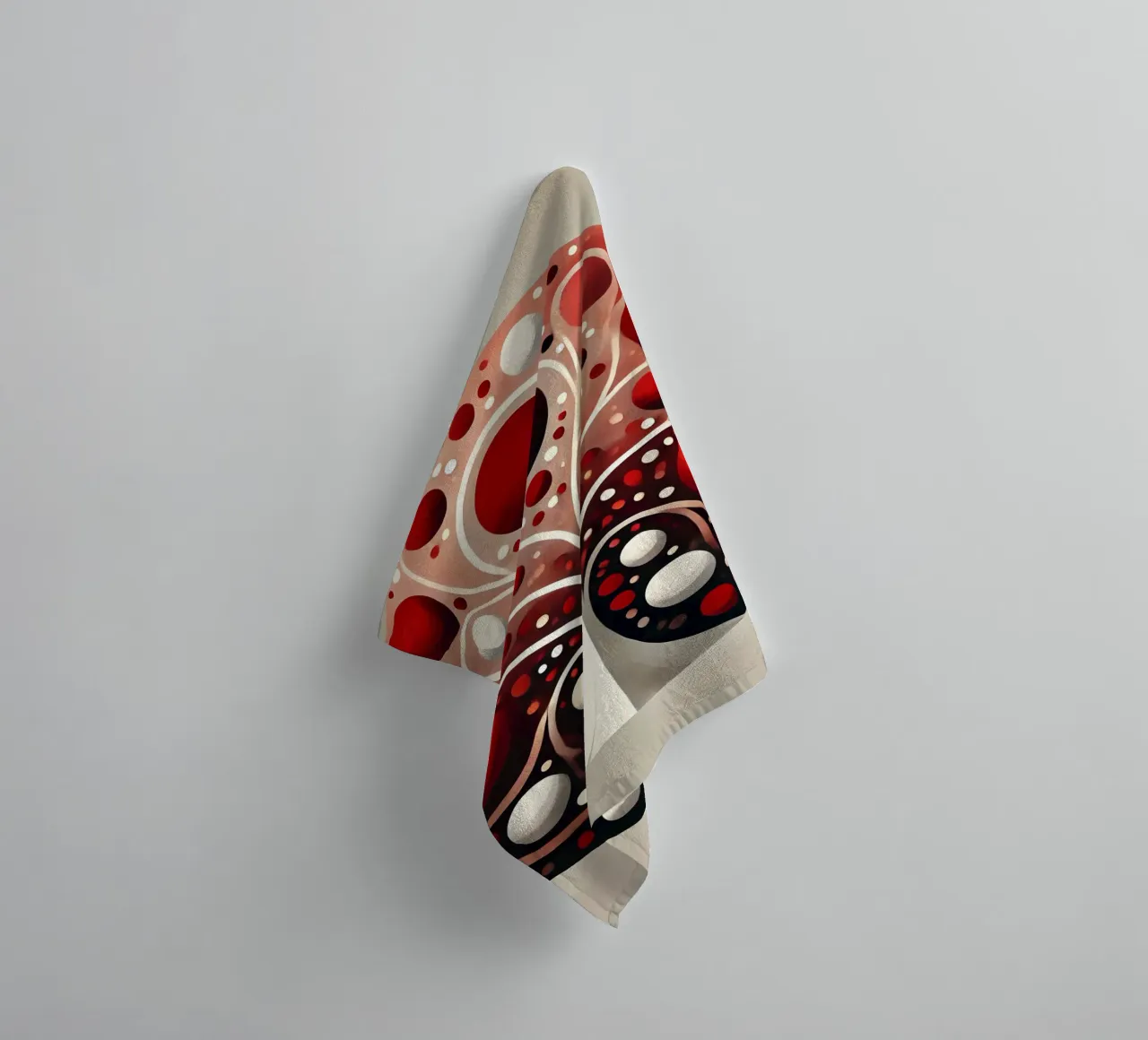 Tree red towel by spiritual
