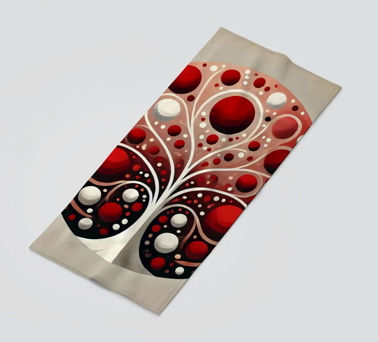 Tree red strandhanddoek van spiritual