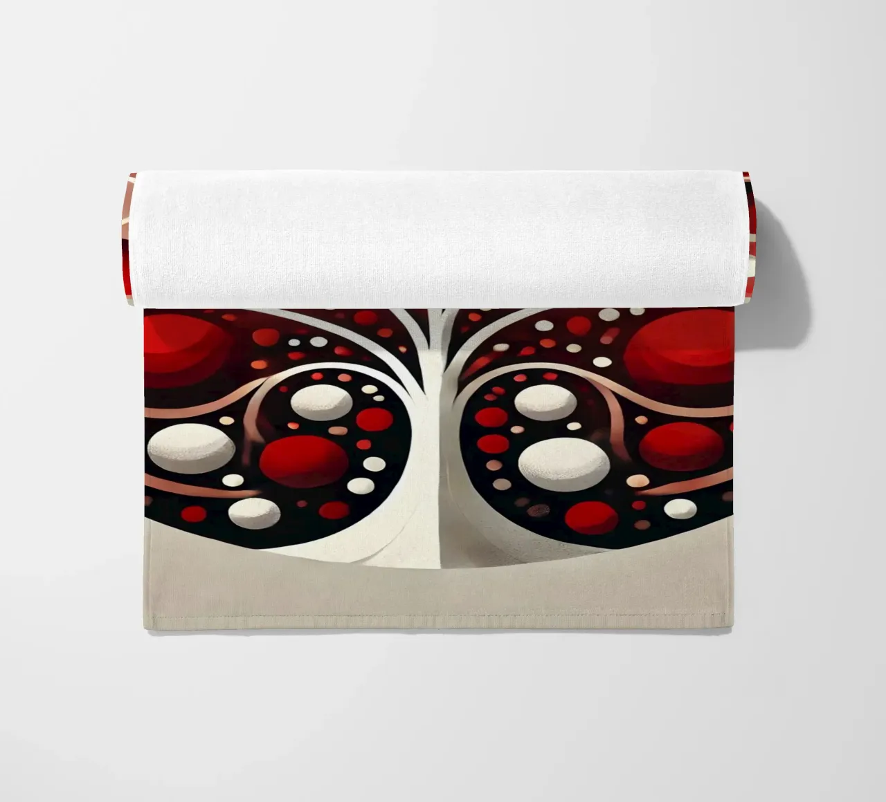 Tree red strandhanddoek van spiritual