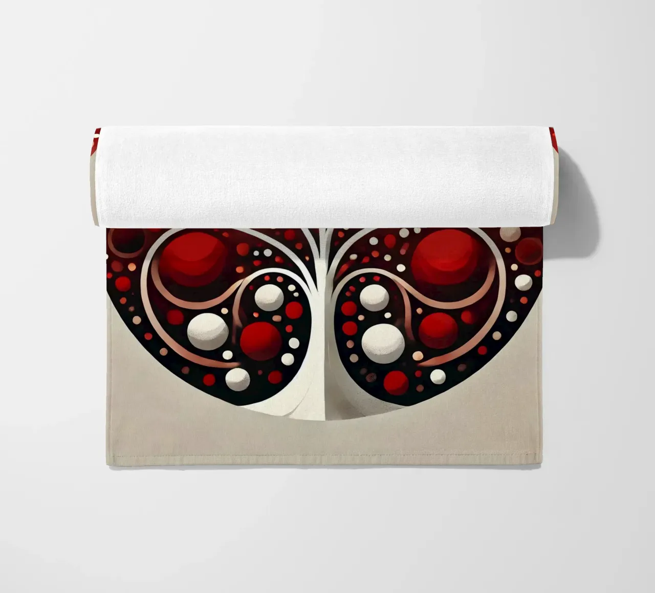 Tree red strandhanddoek van spiritual