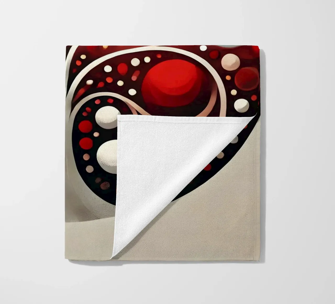 Tree red strandhanddoek van spiritual