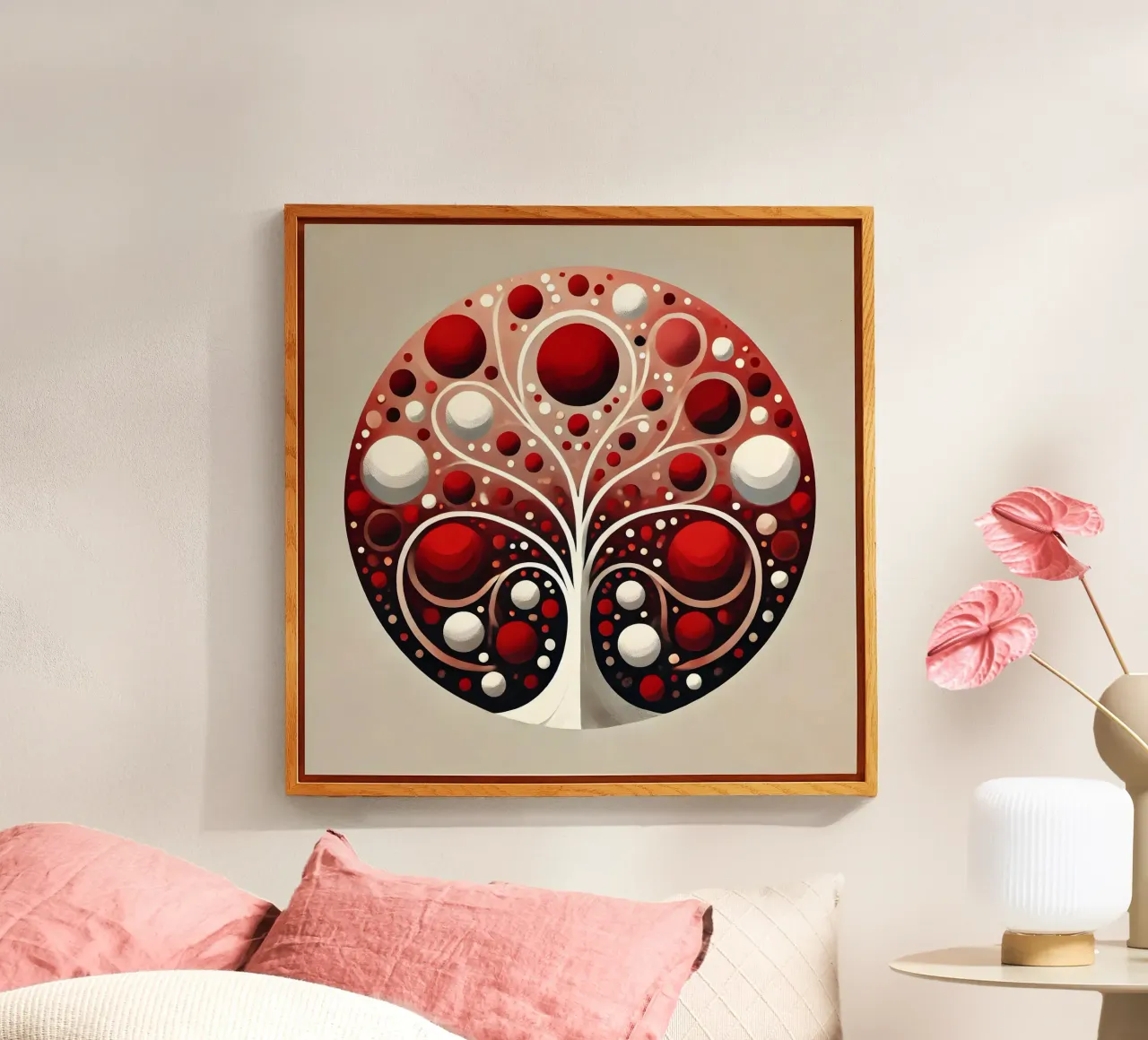Tree red Acryl-Glas von spiritual