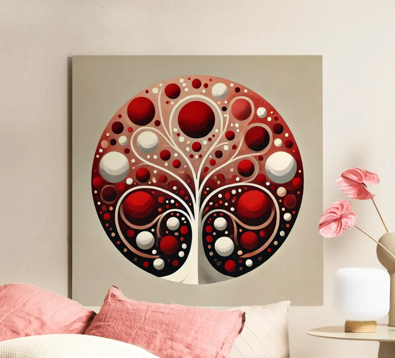 Tree red forex plate by spiritual