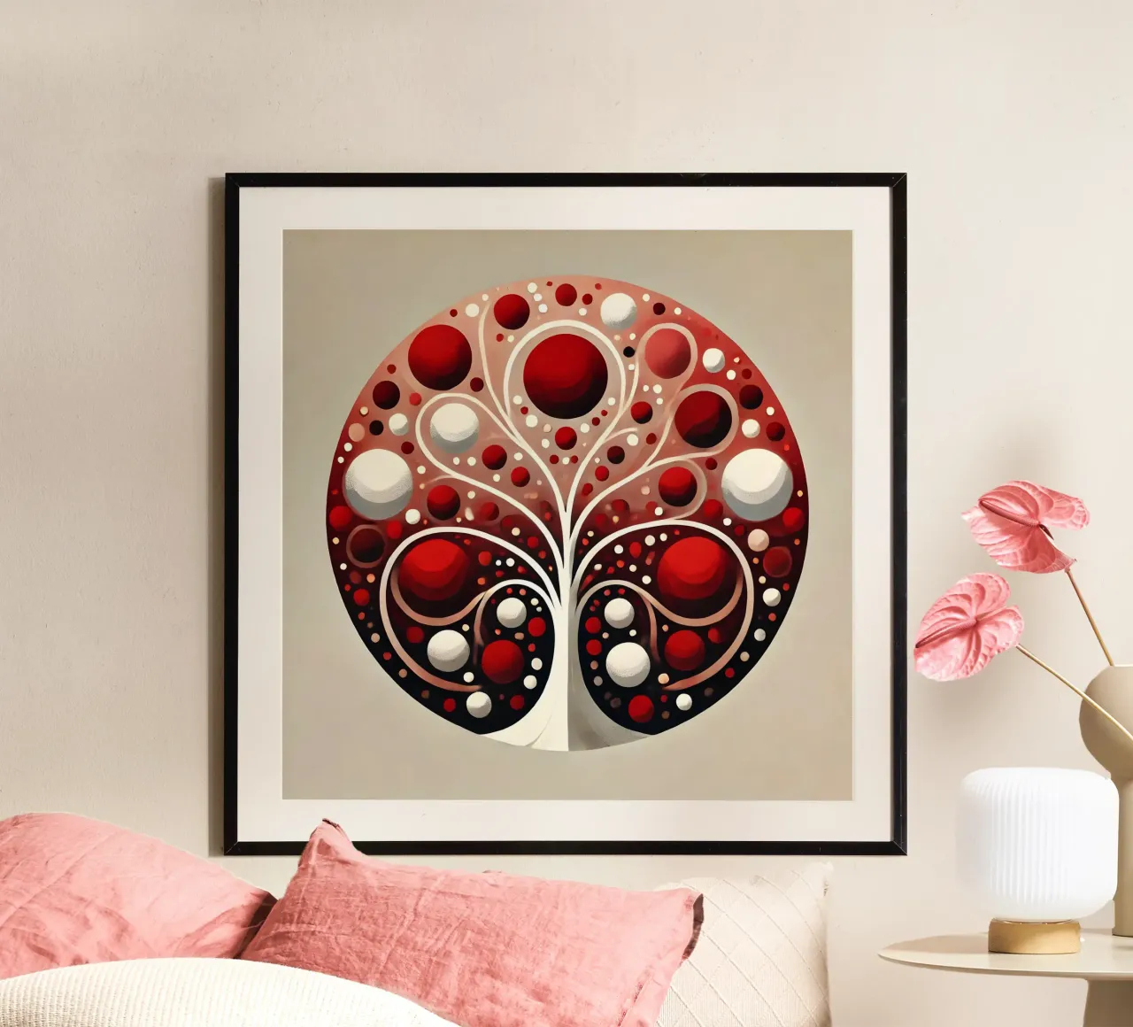 Albero rosso poster da spiritual