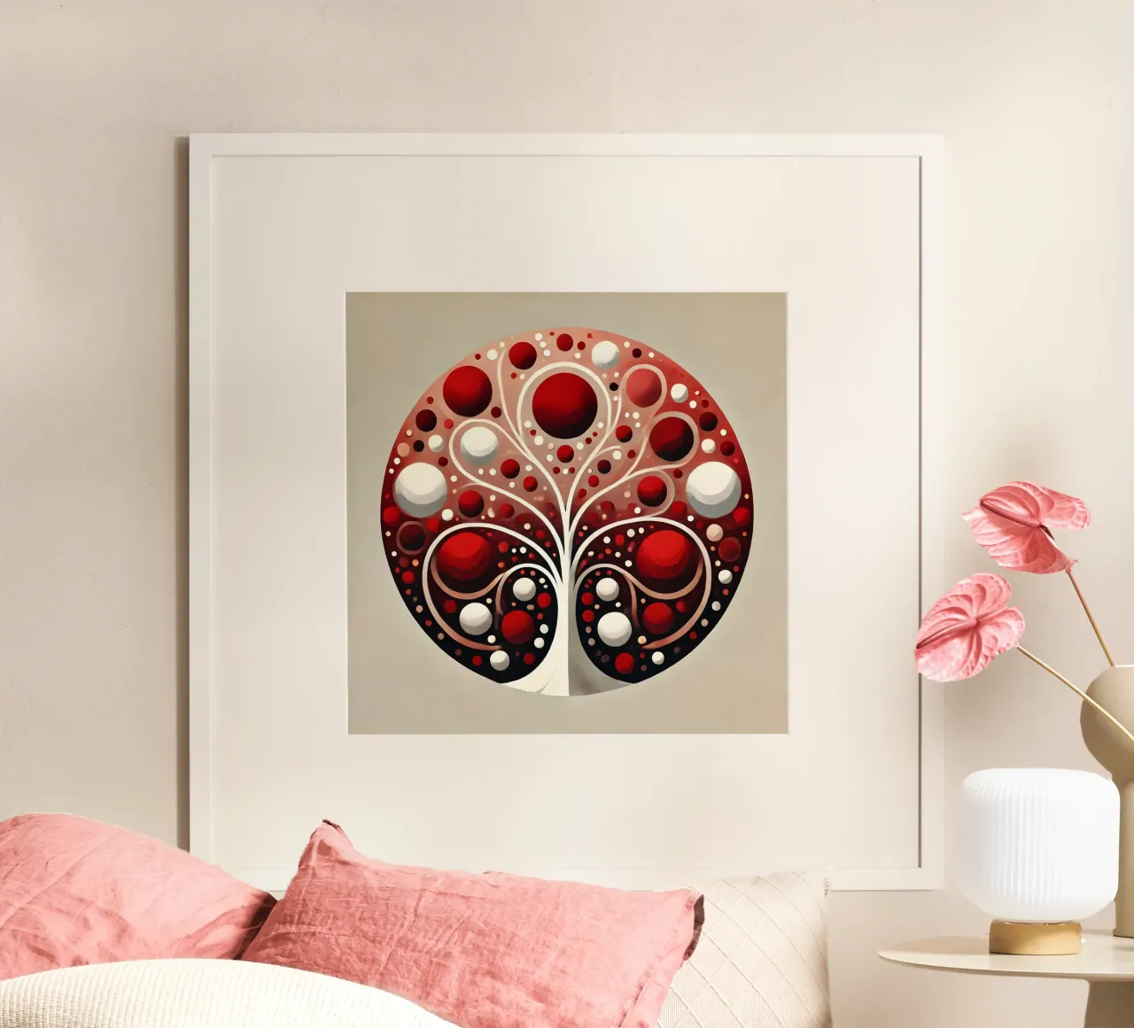 Albero rosso poster da spiritual