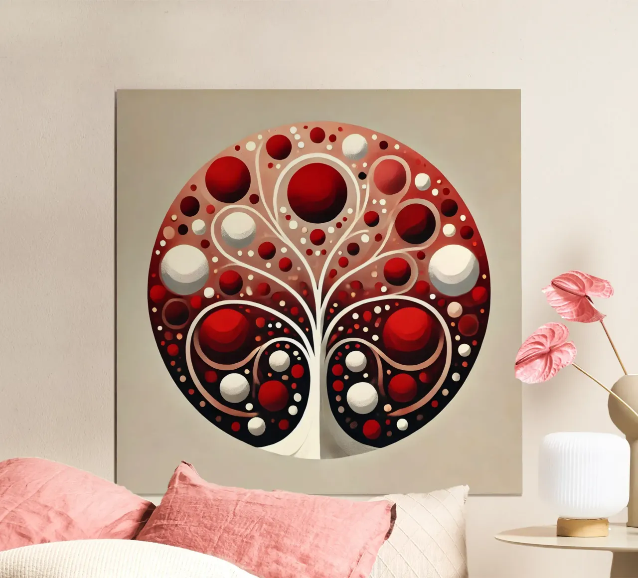 Albero rosso poster da spiritual