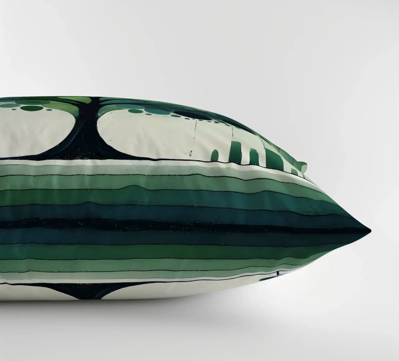Tree green decorative cushion by spiritual