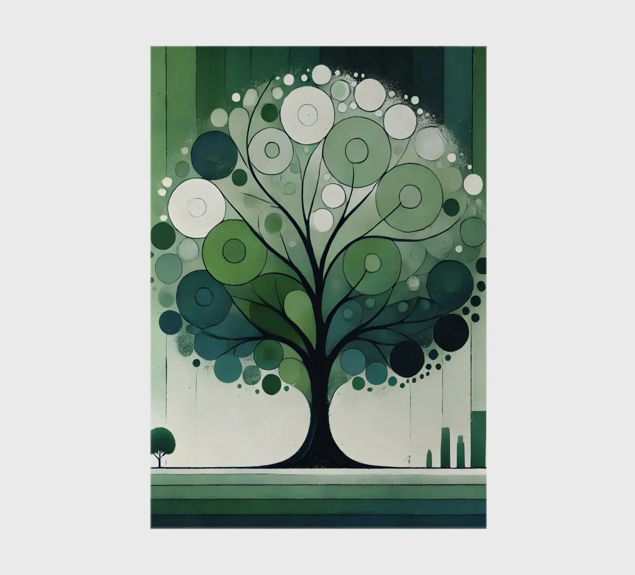 Tree green notebook by spiritual