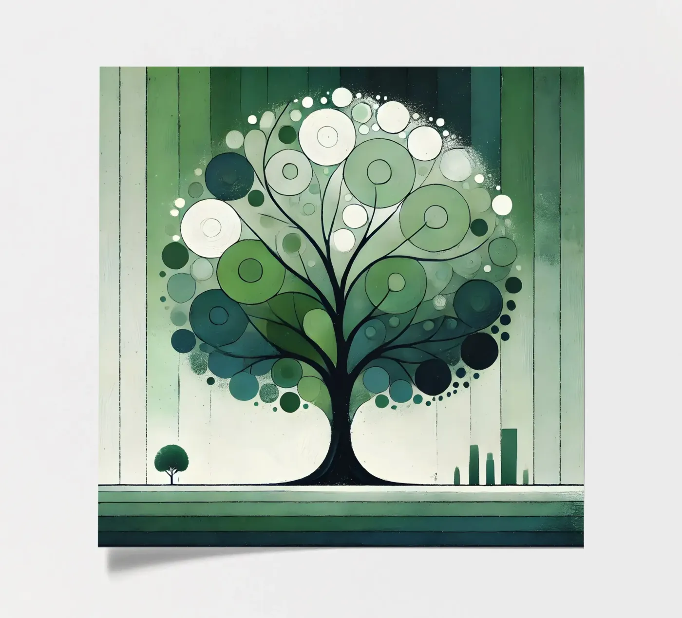 Tree green sticker sheet by spiritual