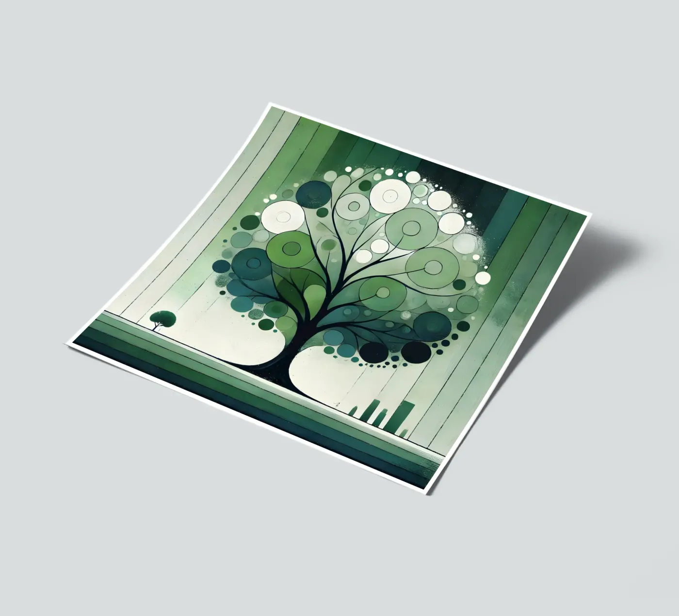 Tree green sticker sheet by spiritual