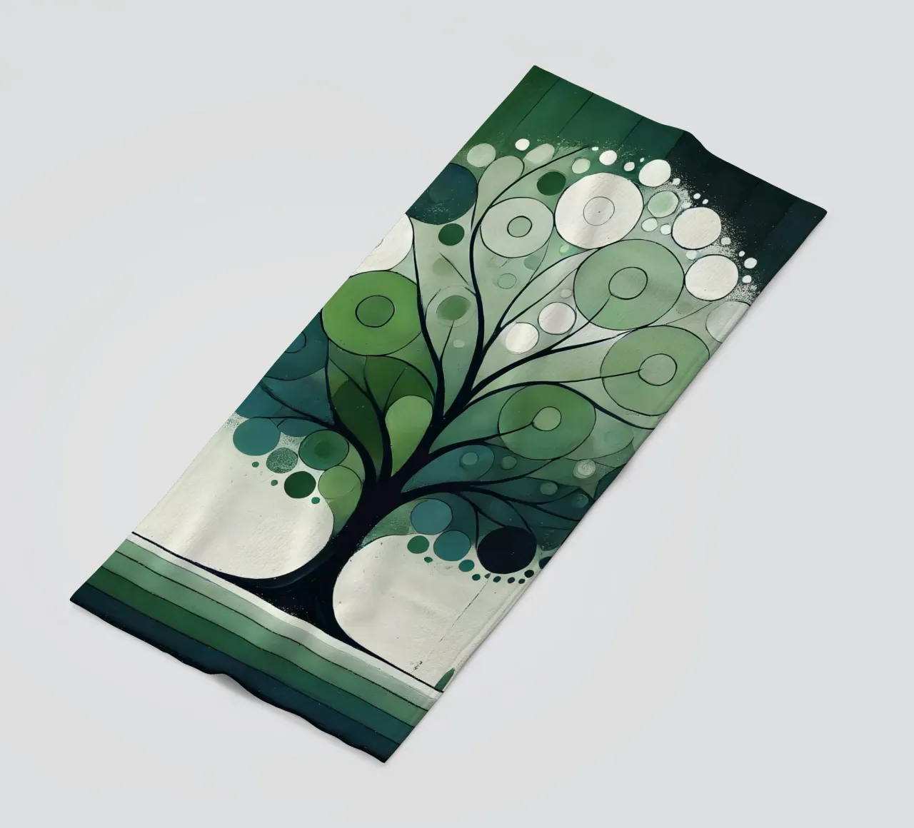 Verde albero telo mare da spiritual