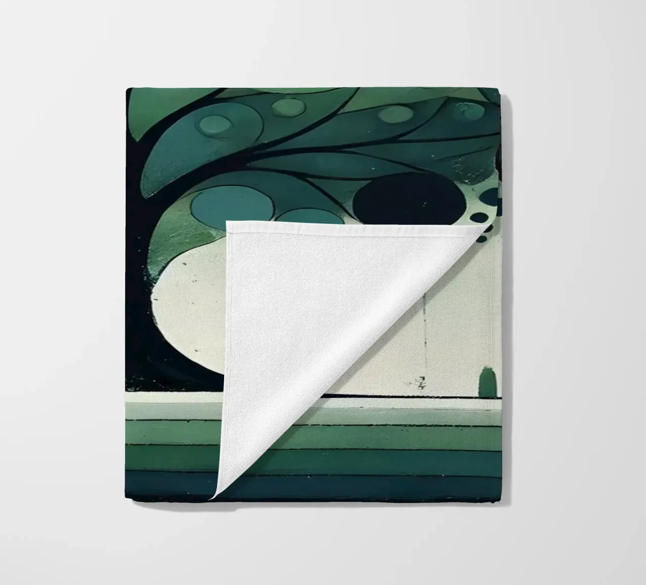 Verde albero telo mare da spiritual