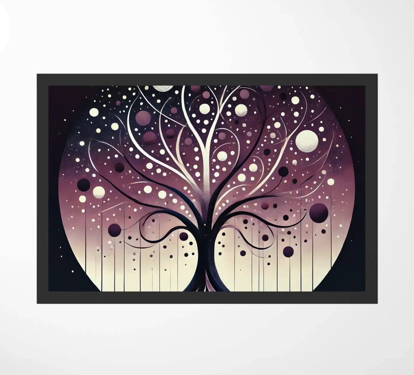 Tree purple doormat by spiritual