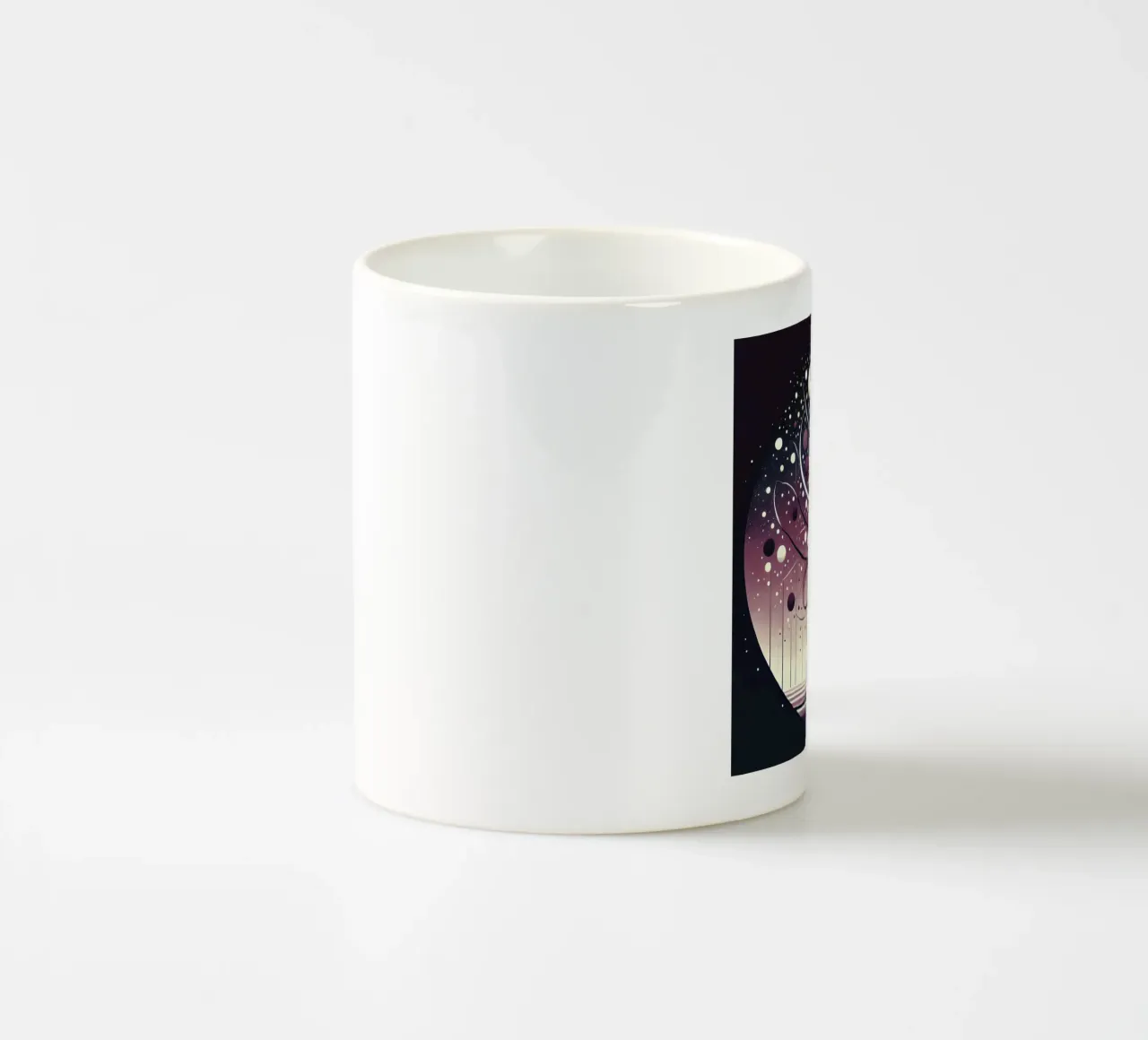 Albero viola tazza in ceramica da spiritual