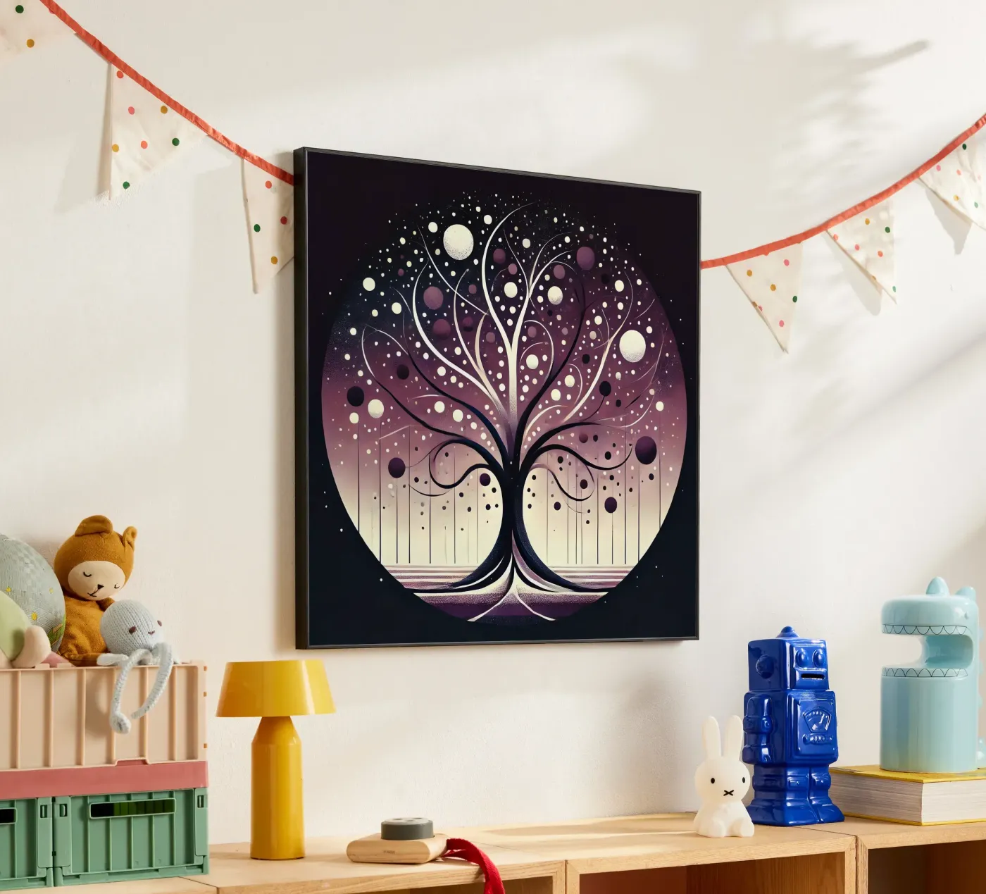 Tree purple forex plate by spiritual