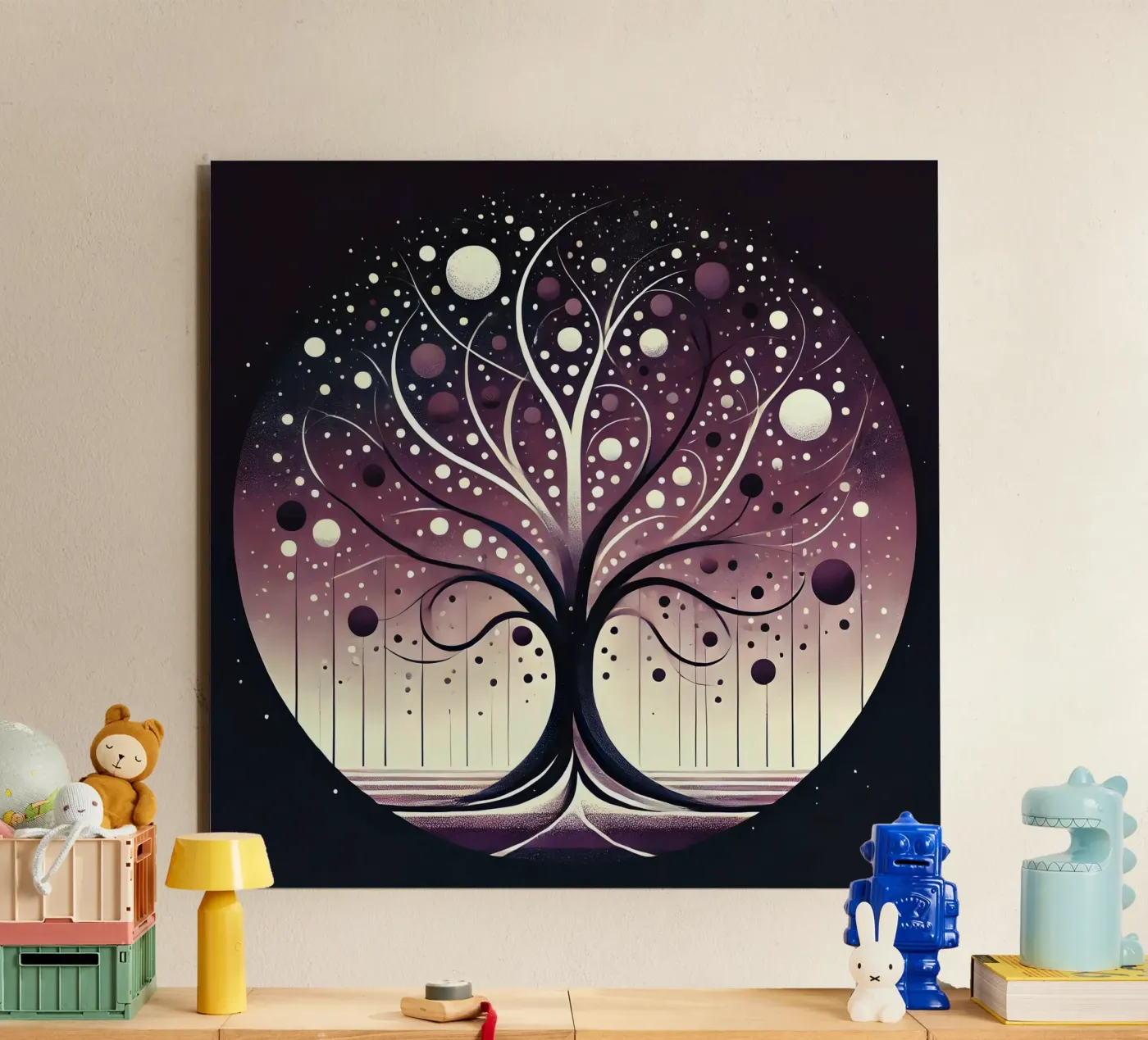 Tree purple forex plate by spiritual
