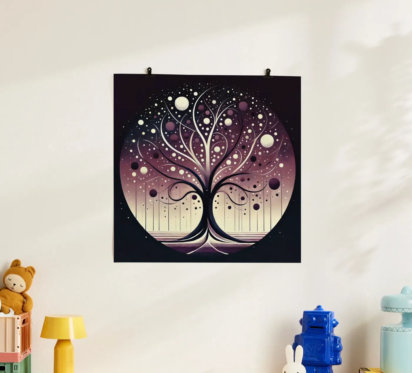 Albero viola poster da spiritual