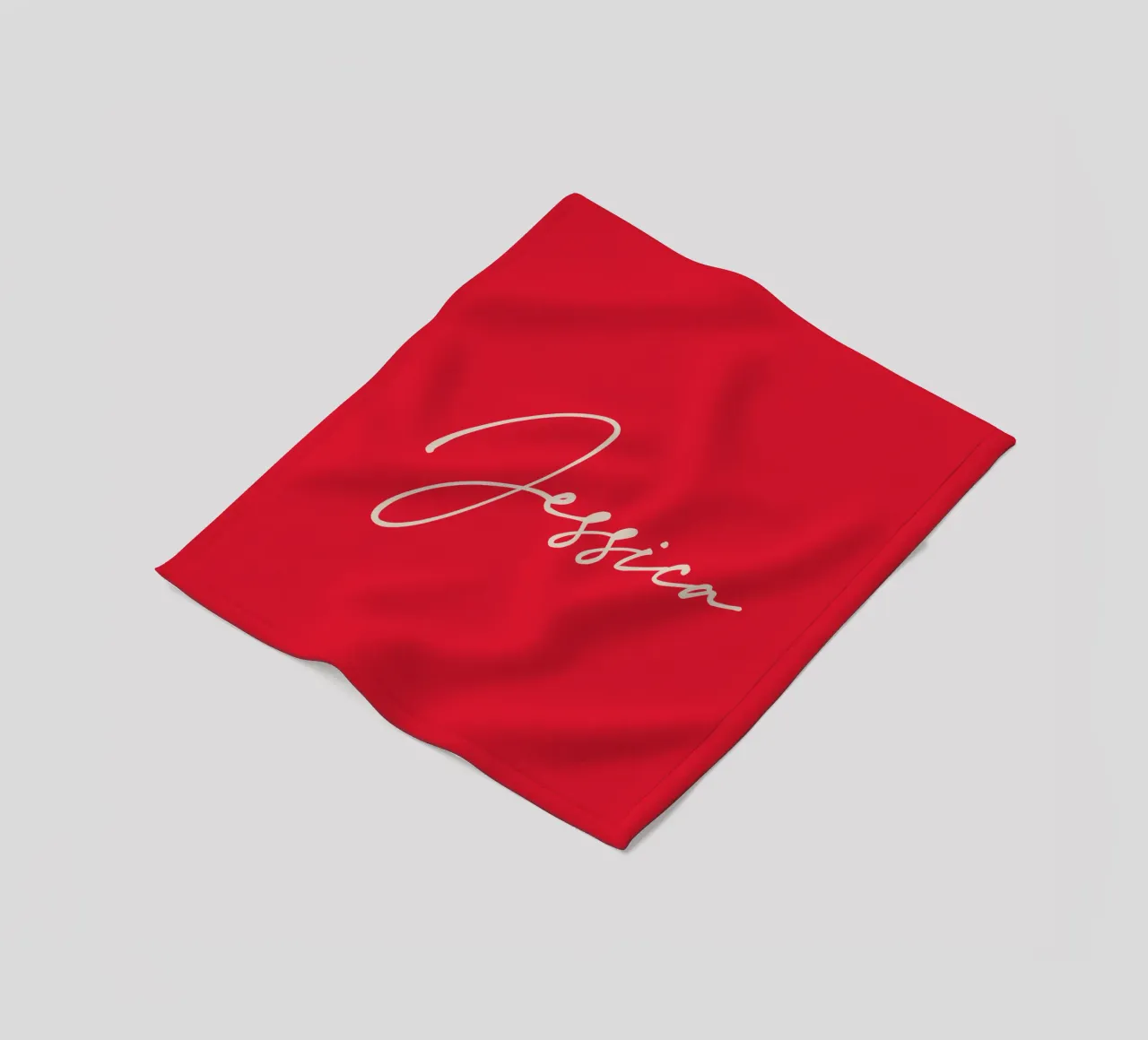 Personalized Custom Name Typography fleece blanket by Personalized Art