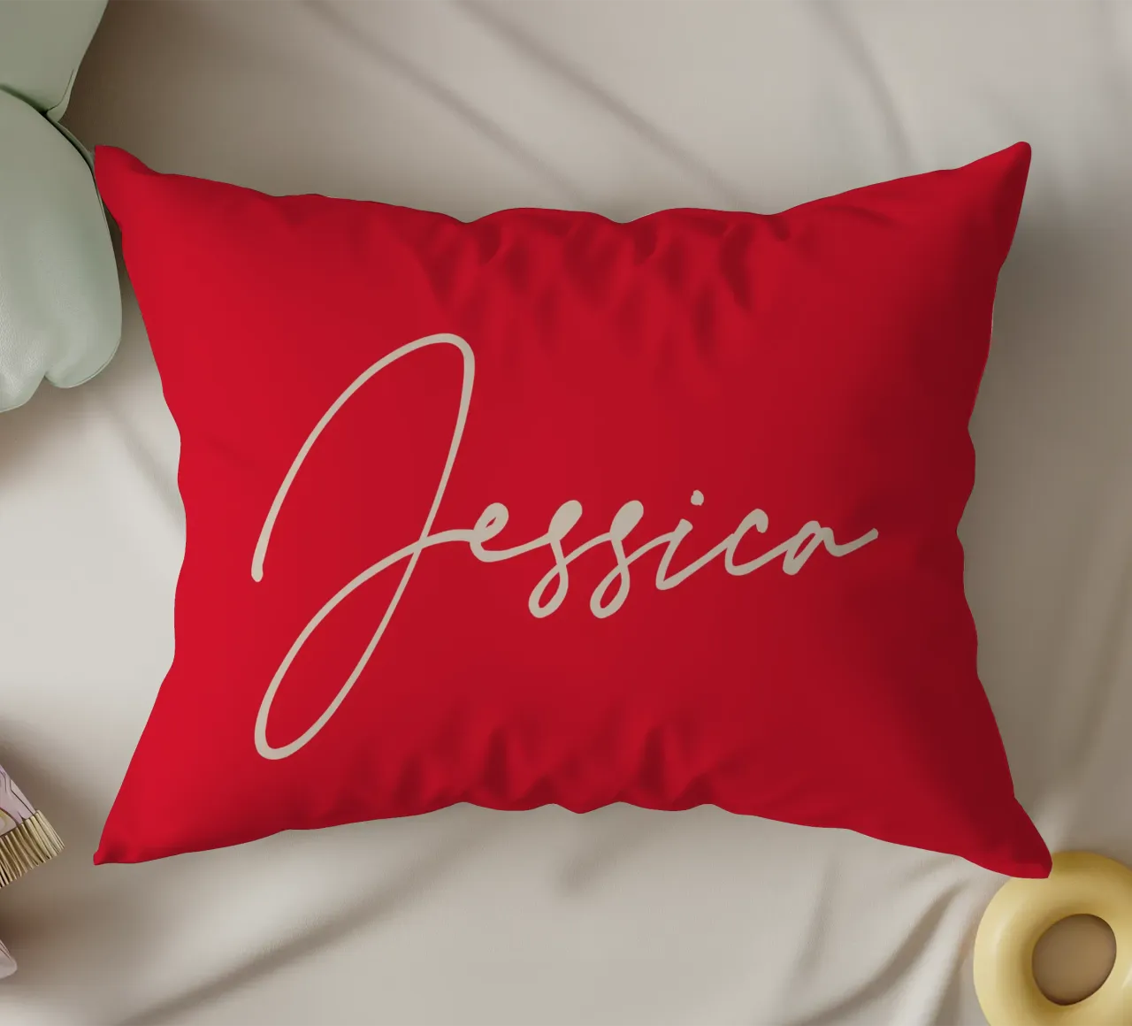 Personalized Custom Name Typography decorative cushion by Personalized Art