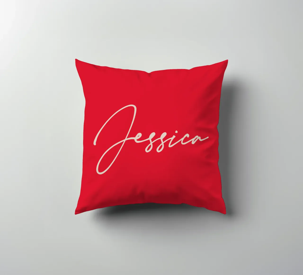 Personalized Custom Name Typography decorative cushion by Personalized Art