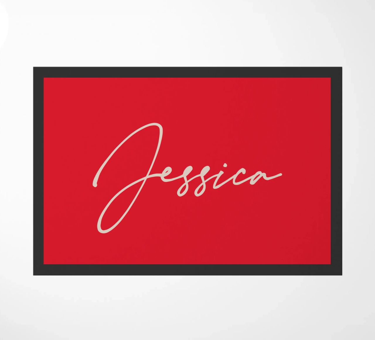 Personalized Custom Name Typography doormat by Personalized Art