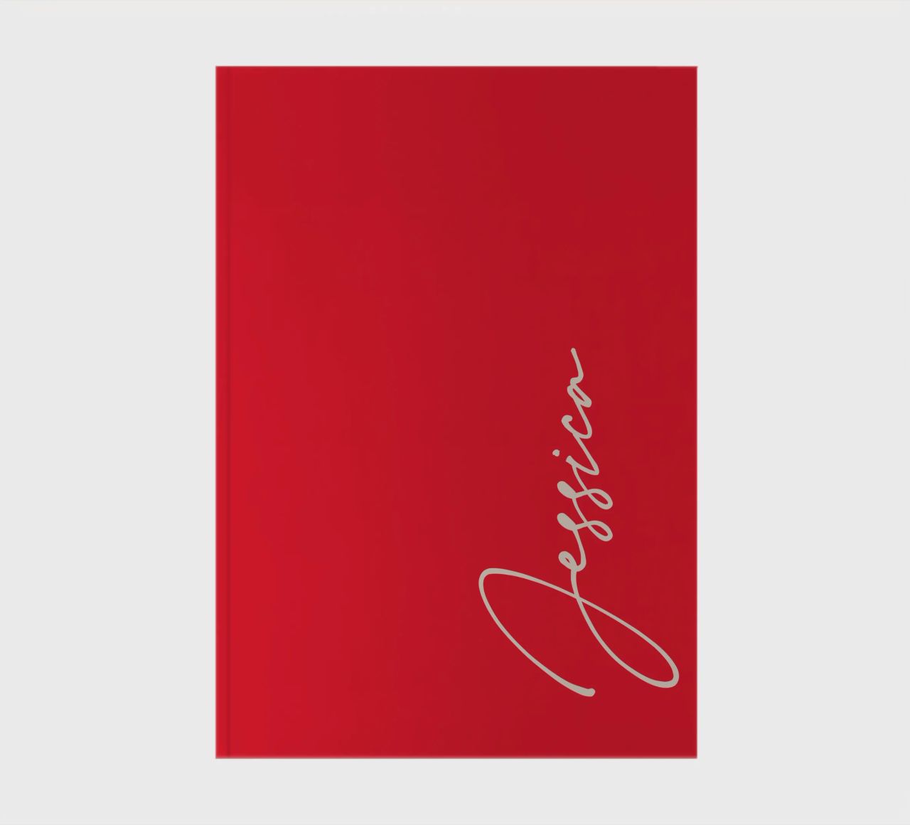 Personalized Custom Name Typography notebook by Personalized Art