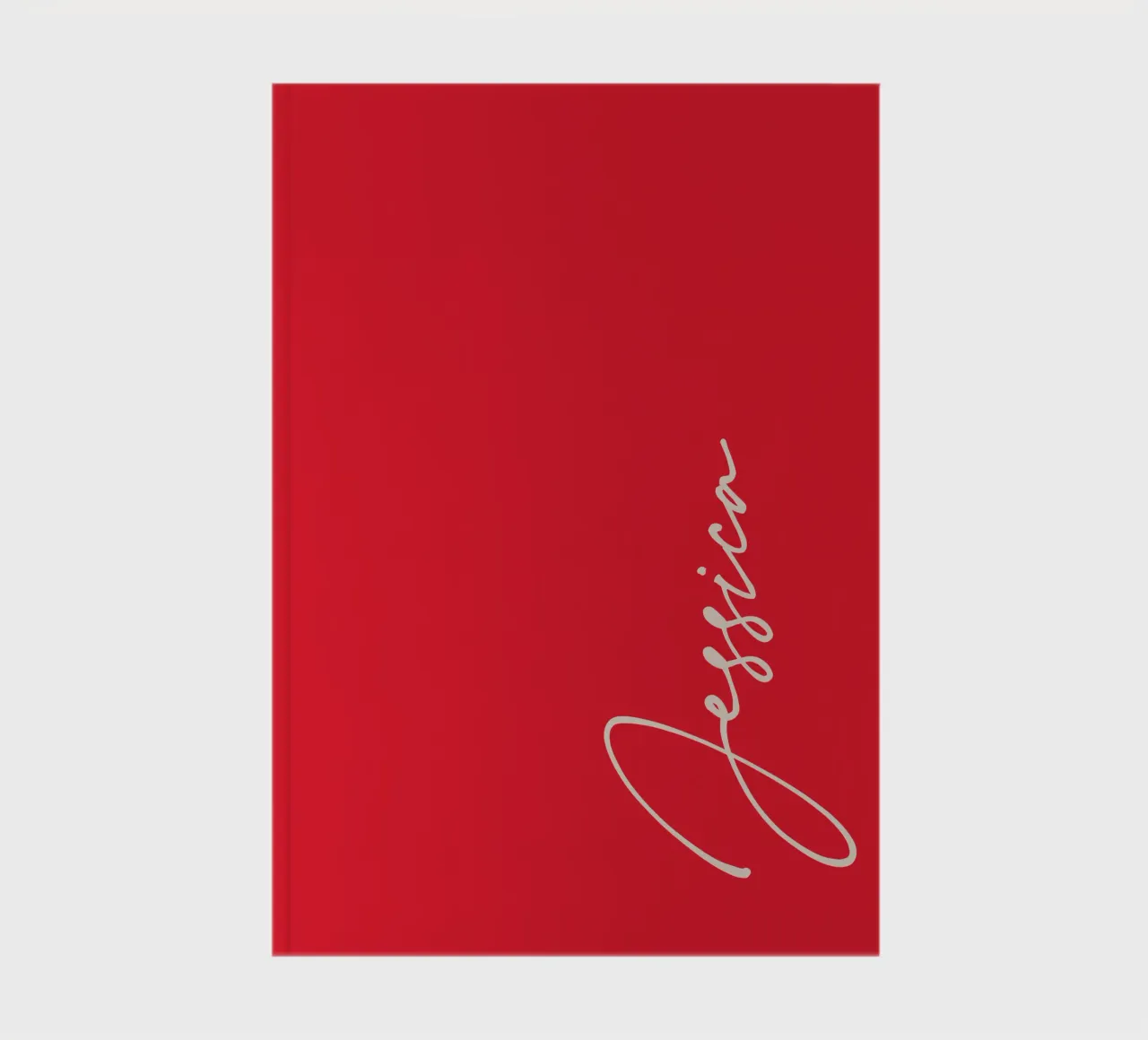 Personalized Custom Name Typography notebook by Personalized Art