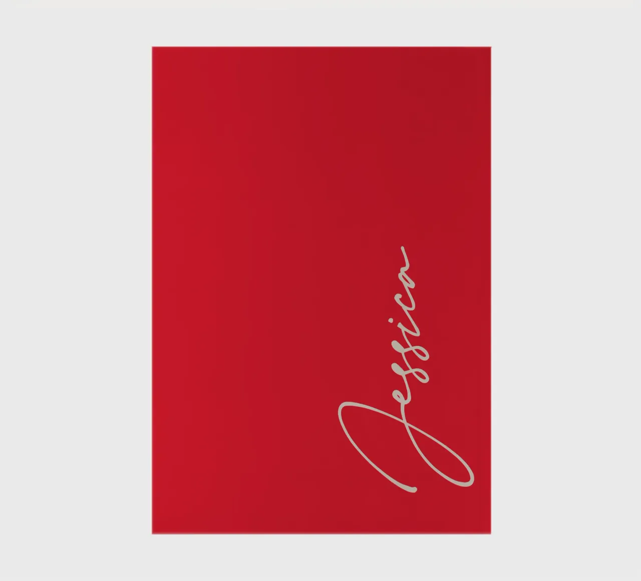 Personalized Custom Name Typography notebook by Personalized Art