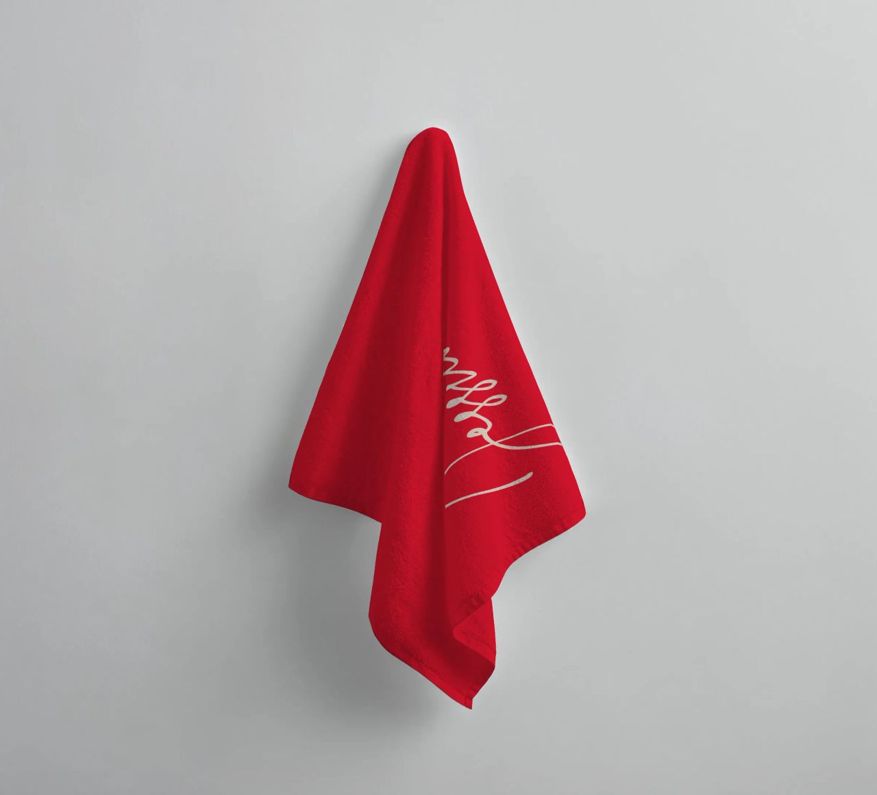 Personalized Custom Name Typography towel by Personalized Art