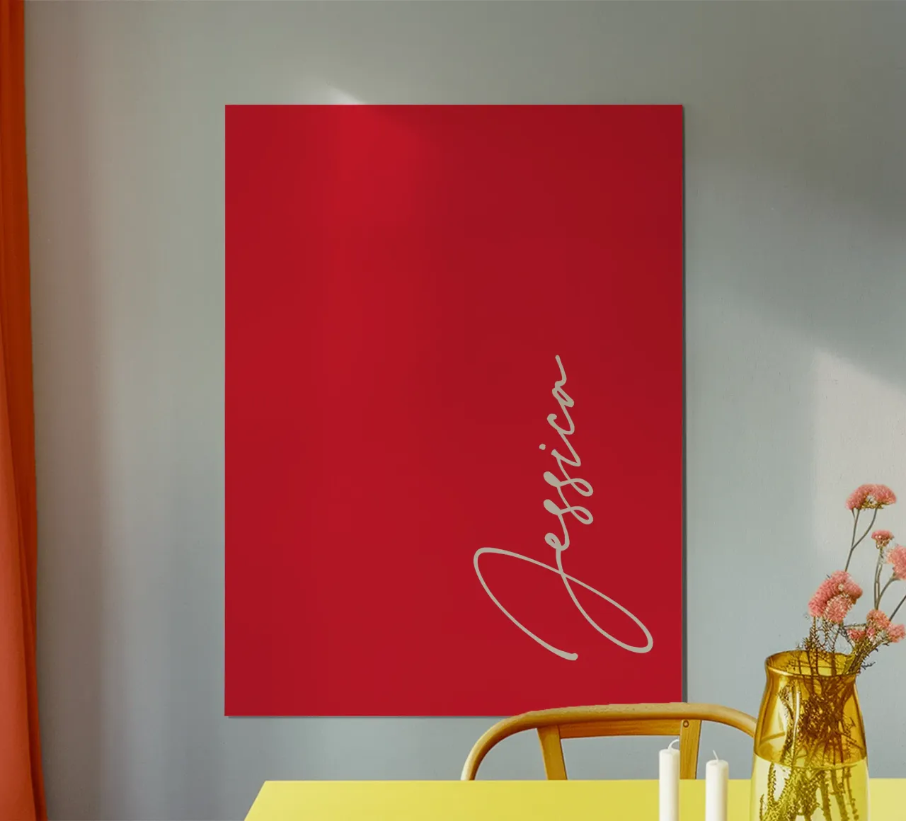 Personalisierte, individuelle Namenstypografie Hahnemühle von Personalized Art