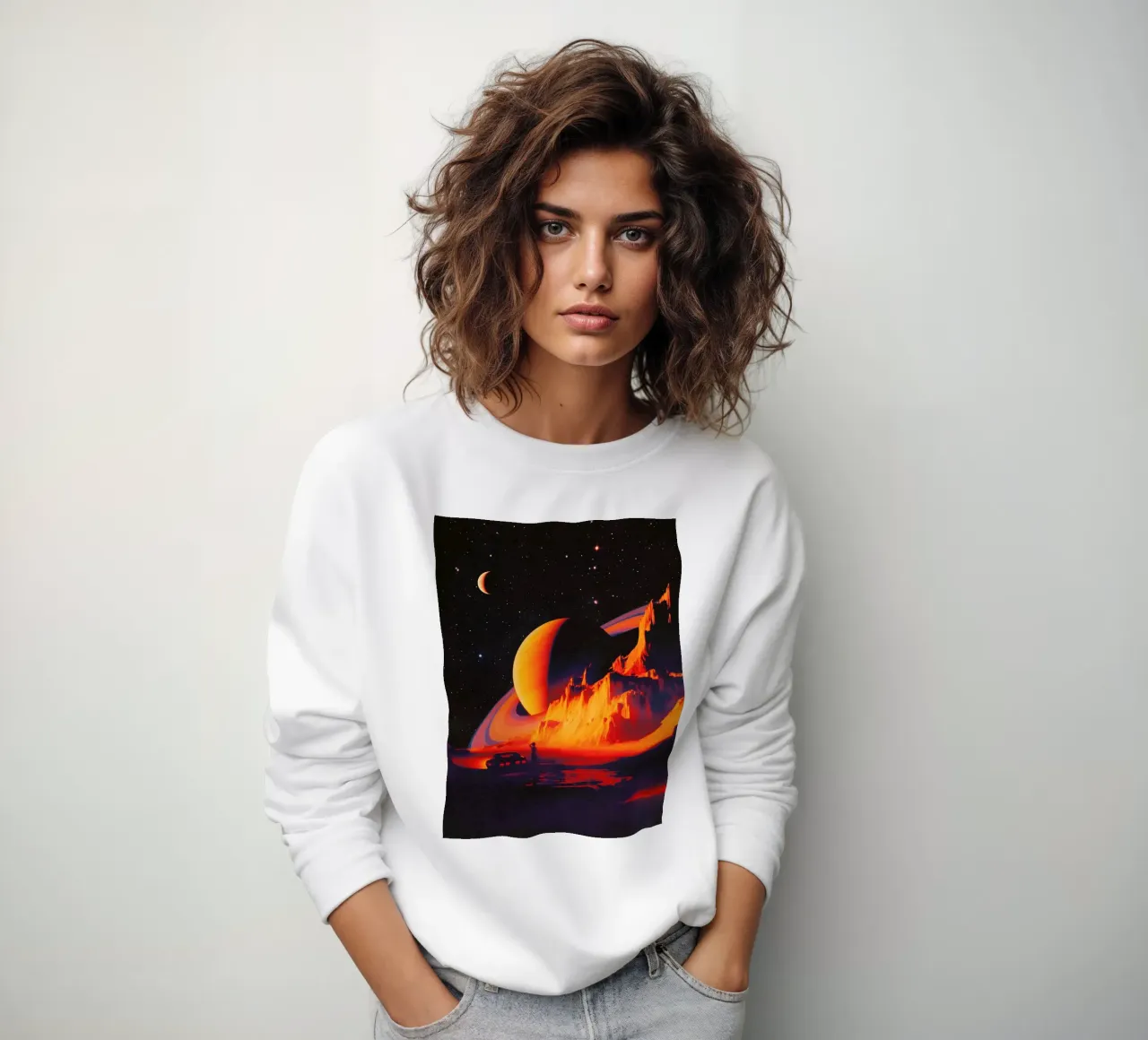 Paesaggio alieno felpa da Taudalpoi