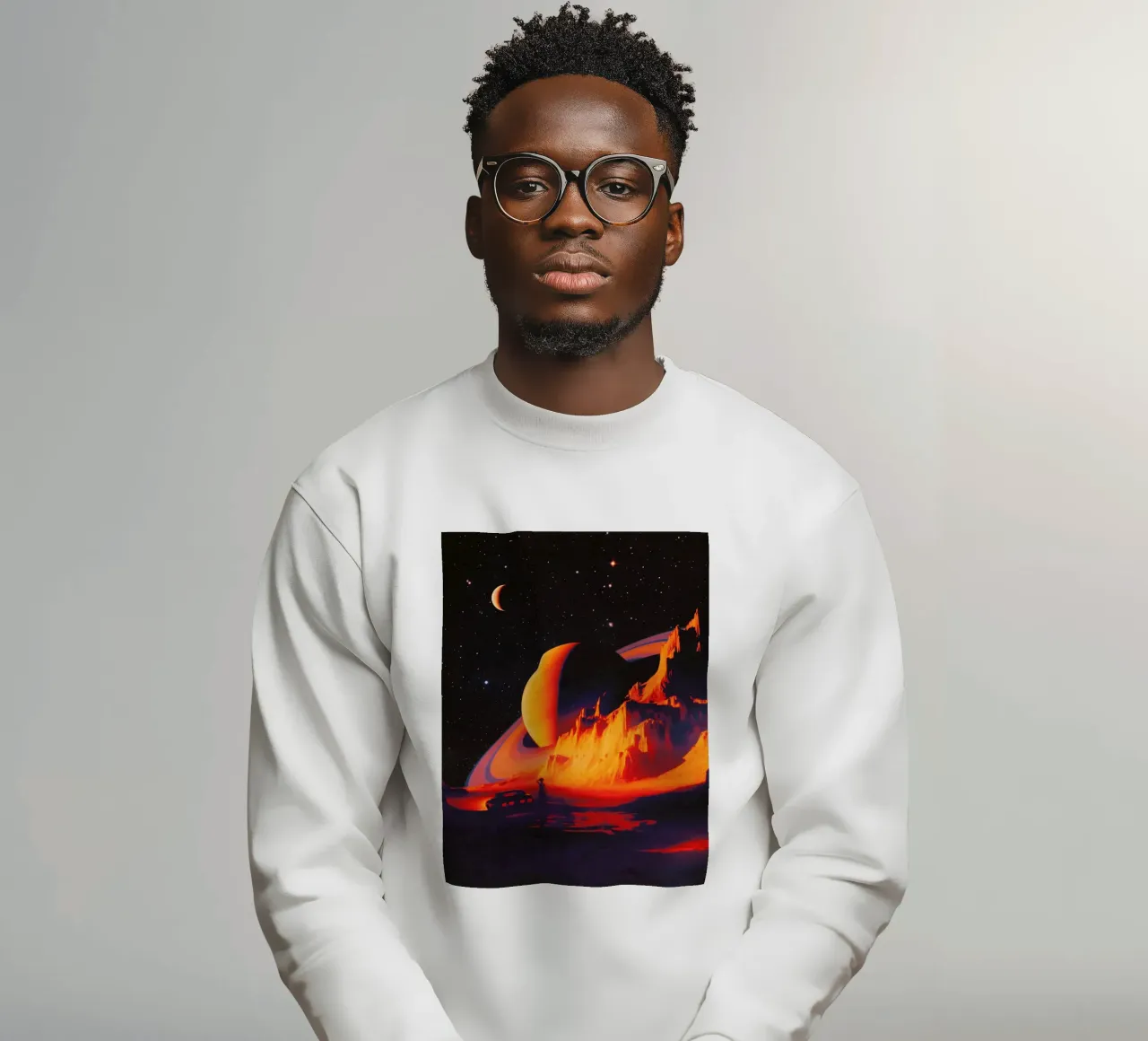 Paesaggio alieno felpa da Taudalpoi