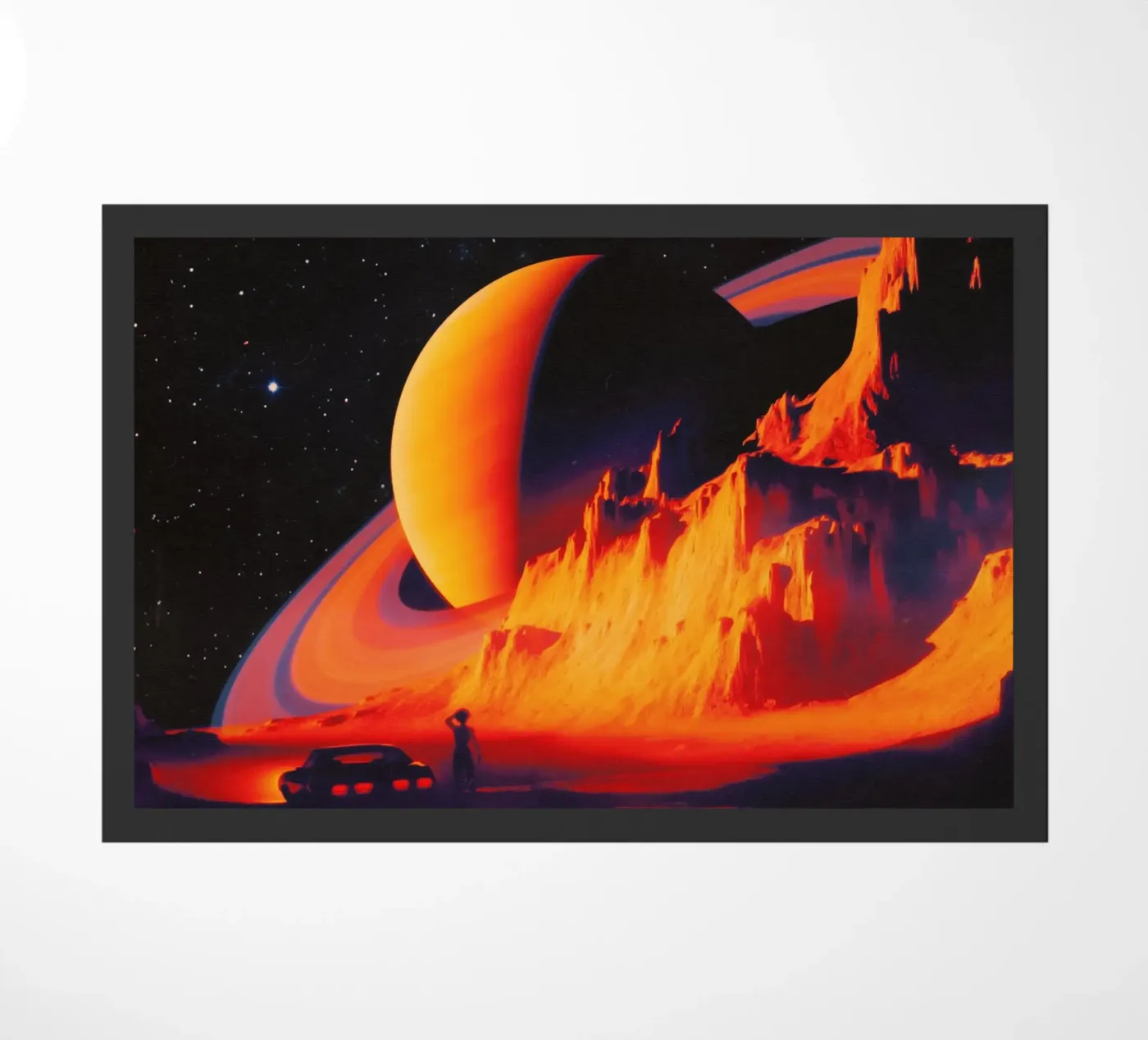 Alien Landscape doormat by Taudalpoi