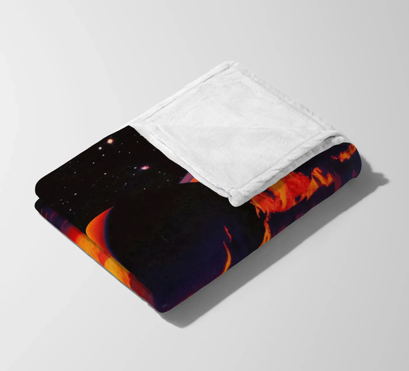 Alien Landscape Fleecedecke von Taudalpoi