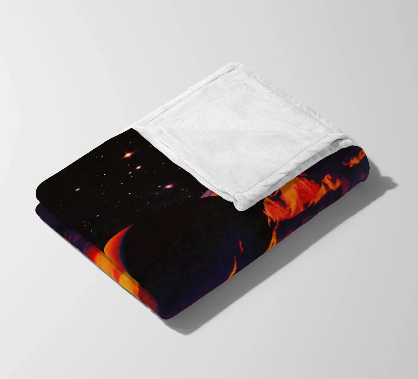 Alien Landscape Fleecedecke von Taudalpoi