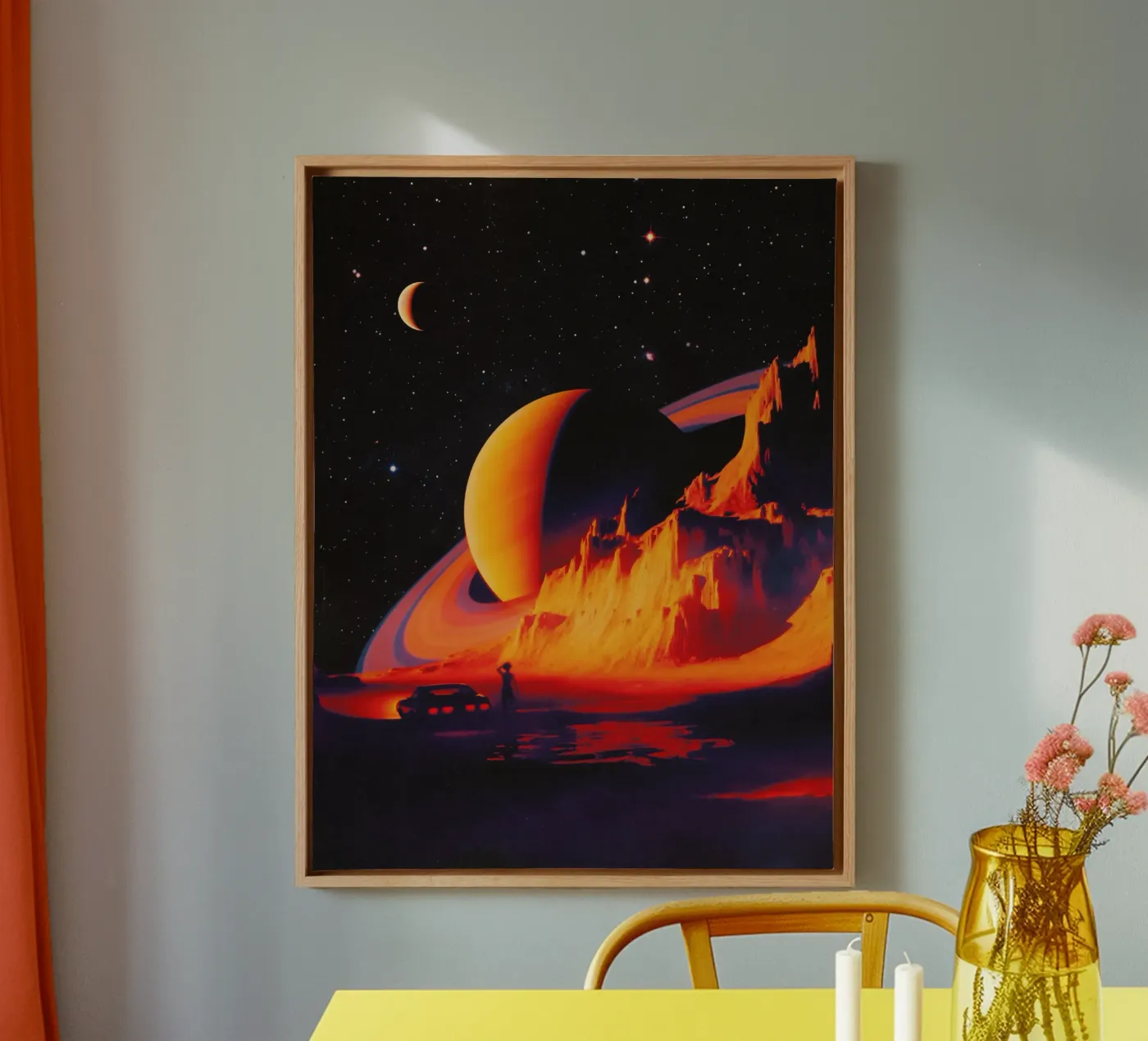 Alien Landscape canvas by Taudalpoi