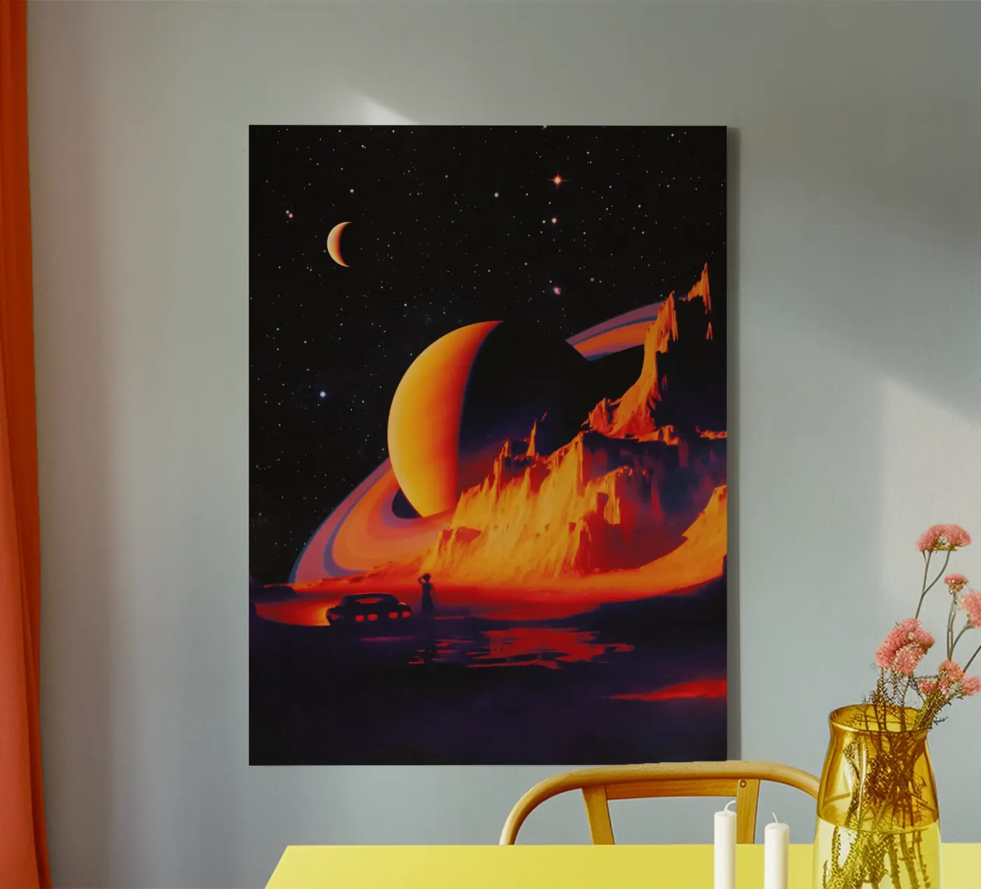 Alien Landscape canvas by Taudalpoi