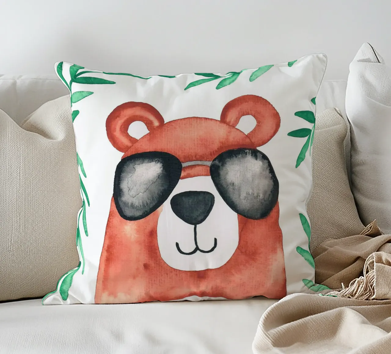 Sunny bear cuscino da BAINAI KIDS