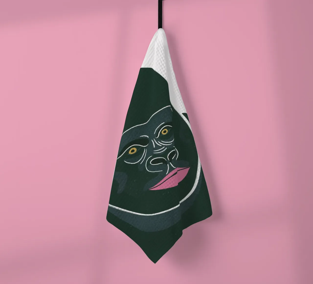 Gorilla With Green Fur canovaccio da cucina da Be Mart