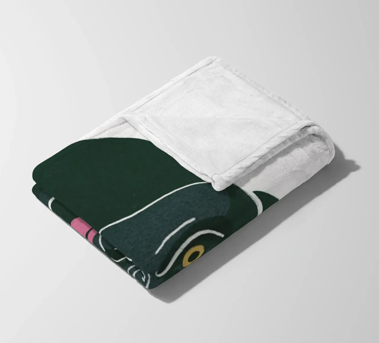 Gorilla With Green Fur coperta in pile da Be Mart